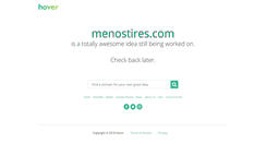 Desktop Screenshot of menostires.com